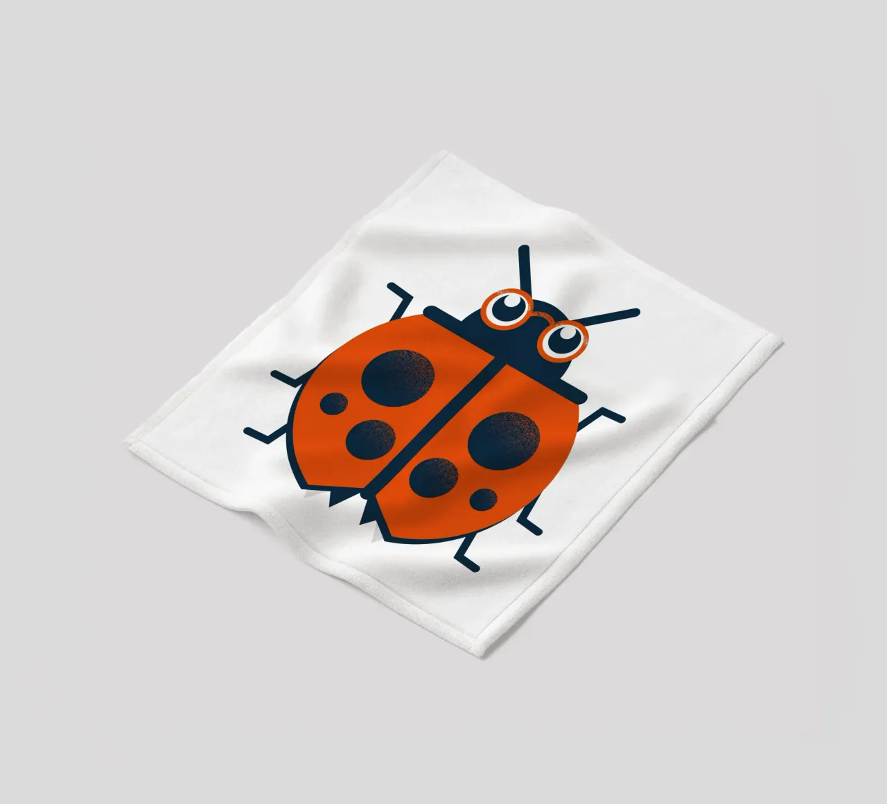 Coccinella - La coccinella fortunata coperta in pile da 2fevrierArtStudio