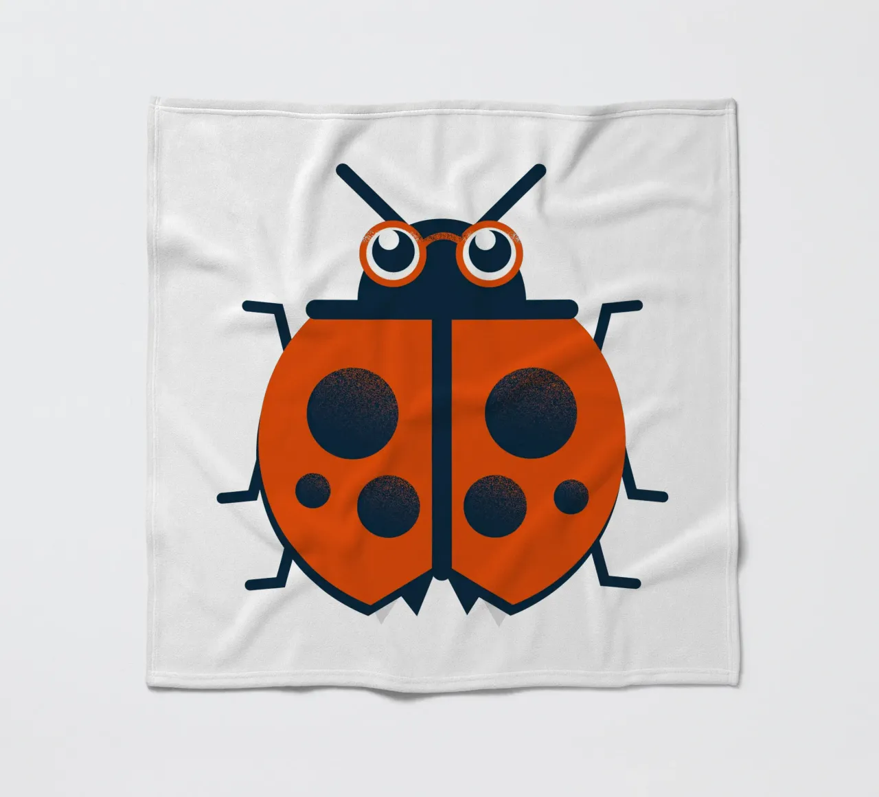 Coccinella - La coccinella fortunata coperta in pile da 2fevrierArtStudio