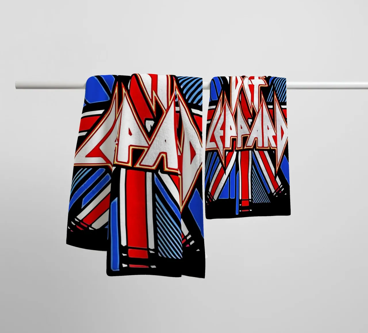Def Leppard 3 Art towel by music soul