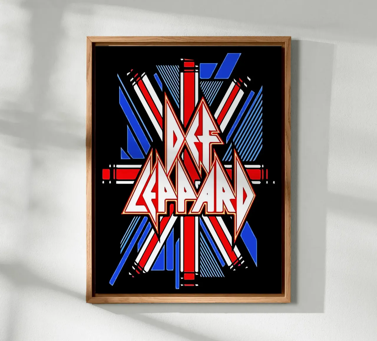 Def Leppard 3 Arte alluminio dibond da music soul