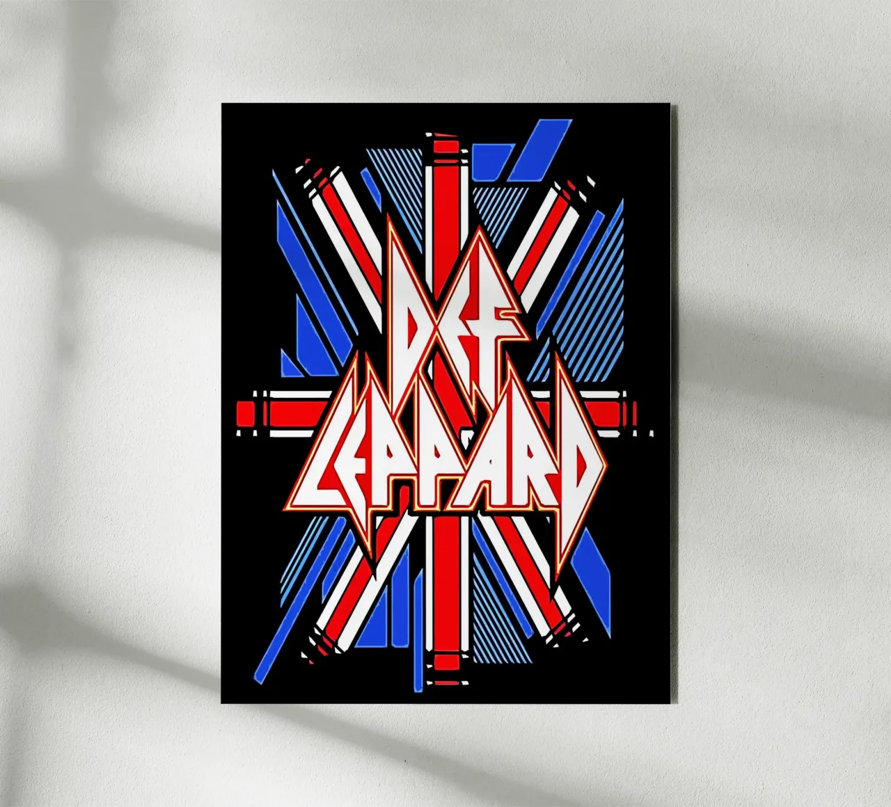 Def Leppard 3 Arte alluminio dibond da music soul