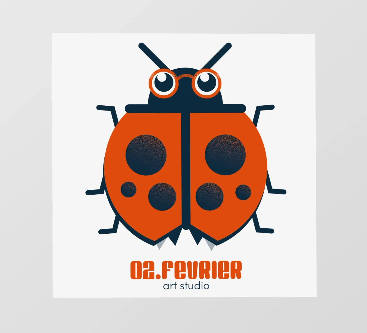Coccinella - firma pellicola backlit da 2fevrierArtStudio