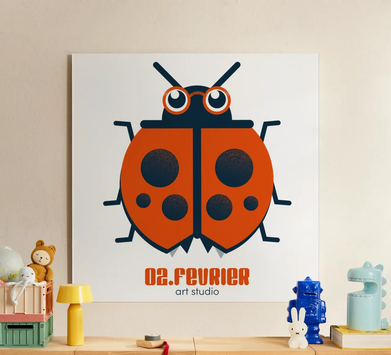 Ladybug - signature acrylic glass by 2fevrierArtStudio