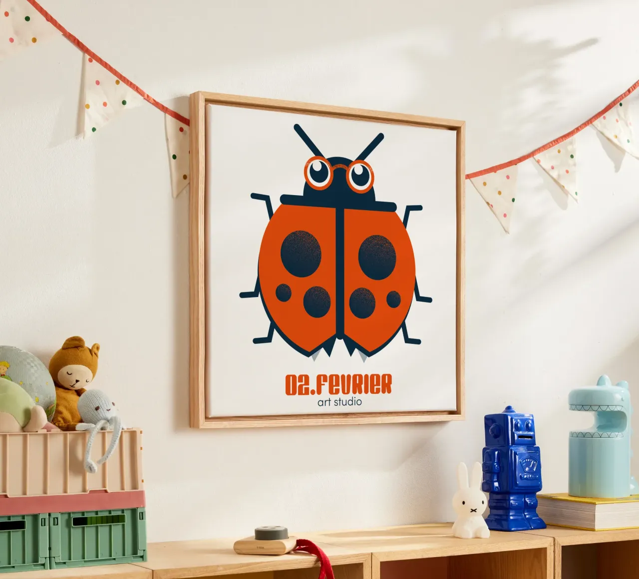 Ladybug - signature canvas by 2fevrierArtStudio