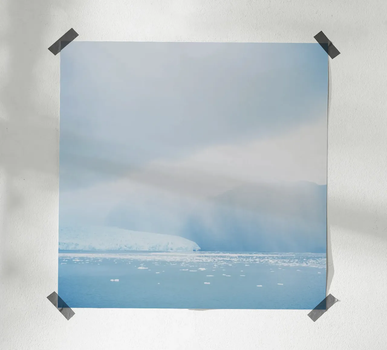 Glacier at the End of the World poster by KISSA STUDIO