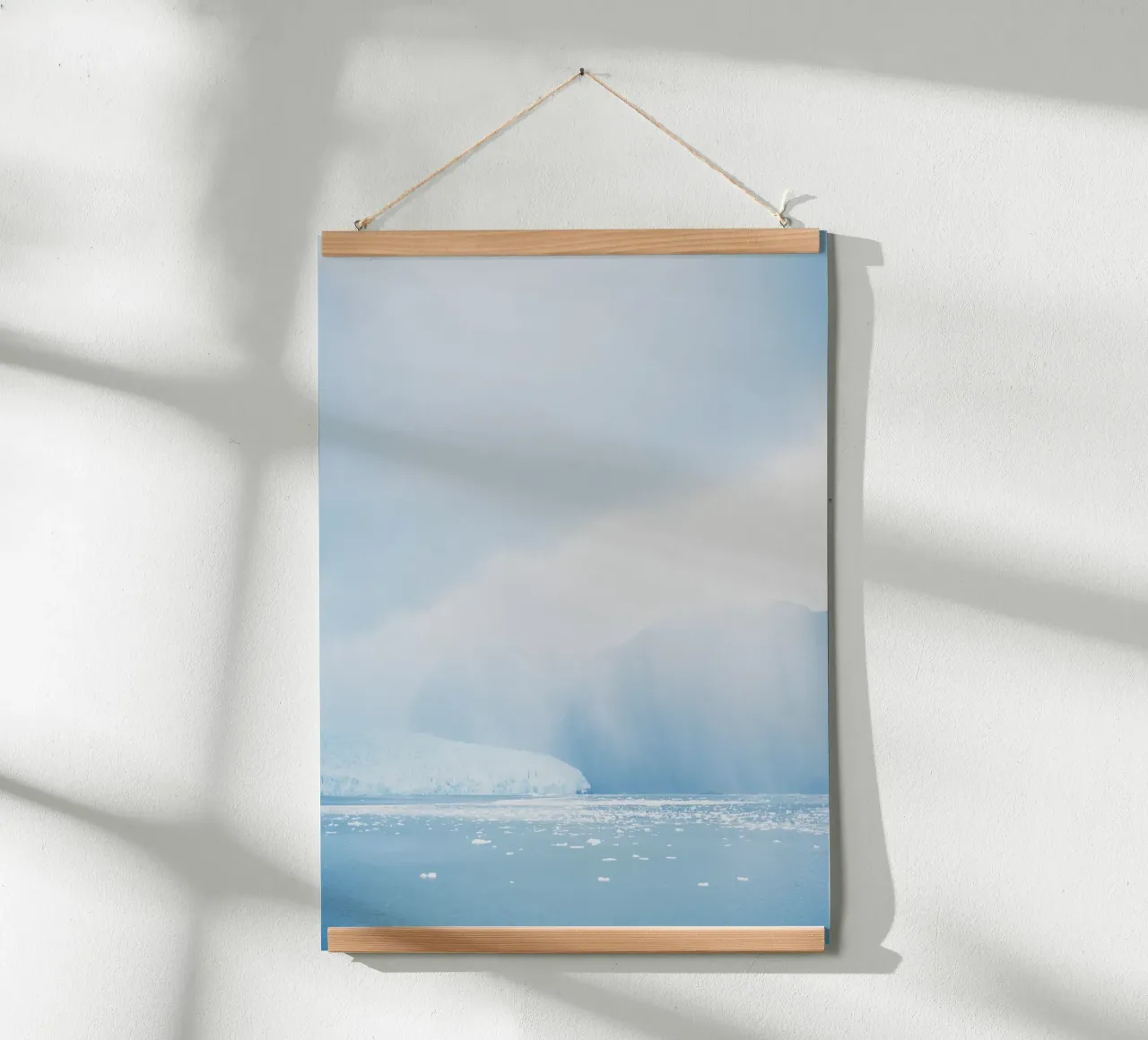 Glacier at the End of the World poster by KISSA STUDIO