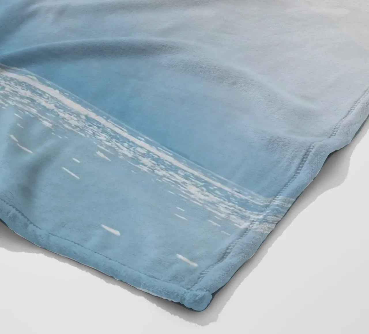 Glacier at the End of the World fleece blanket by KISSA STUDIO