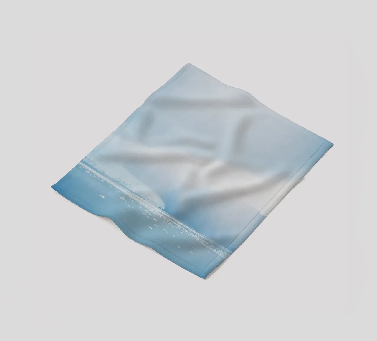 Glacier at the End of the World fleece blanket by KISSA STUDIO