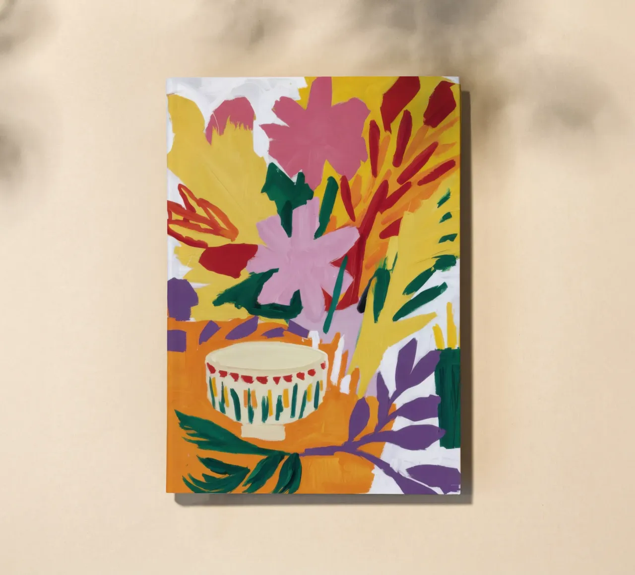 Maximalist Floral Chaos notebook by Lune Dreams