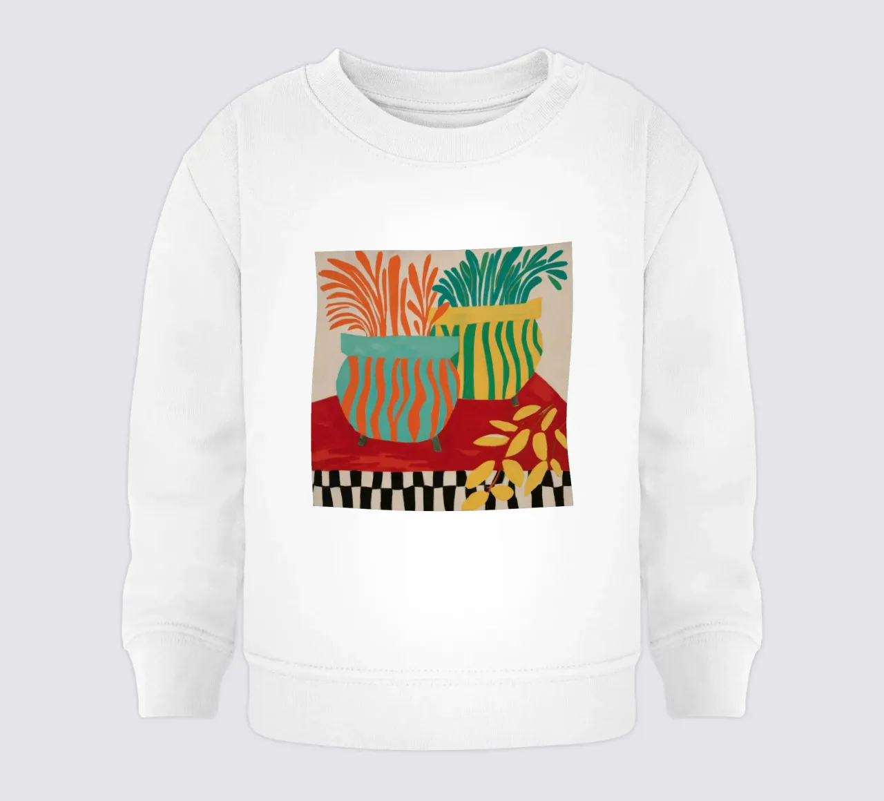 Tavolo a scacchi Tropics felpa neonato da Lune Dreams