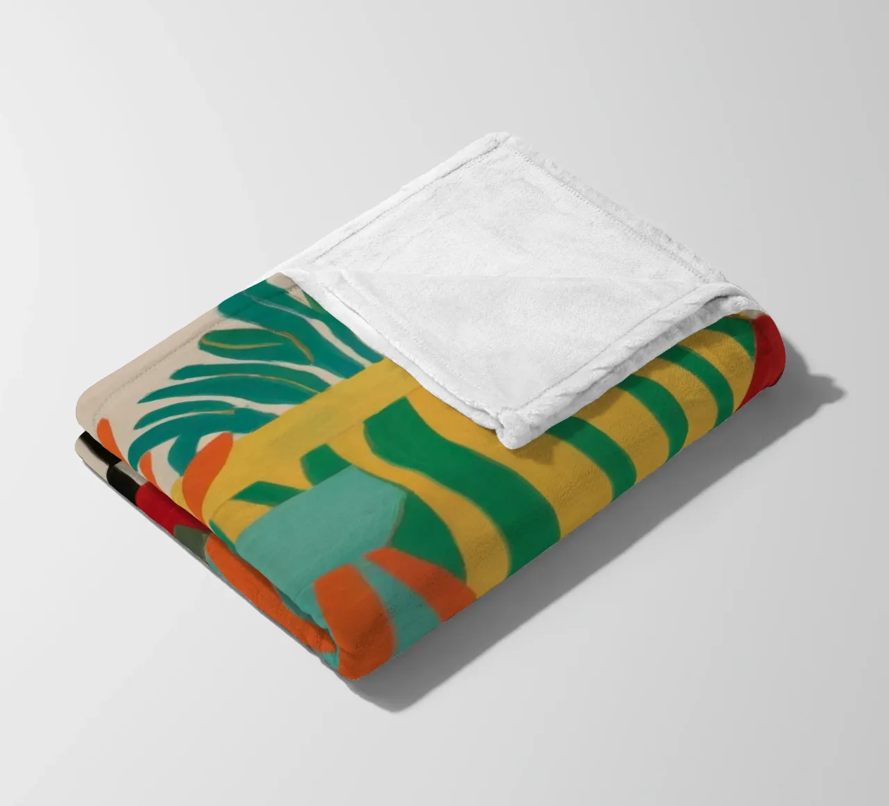 Tavolo a scacchi Tropics coperta in pile da Lune Dreams