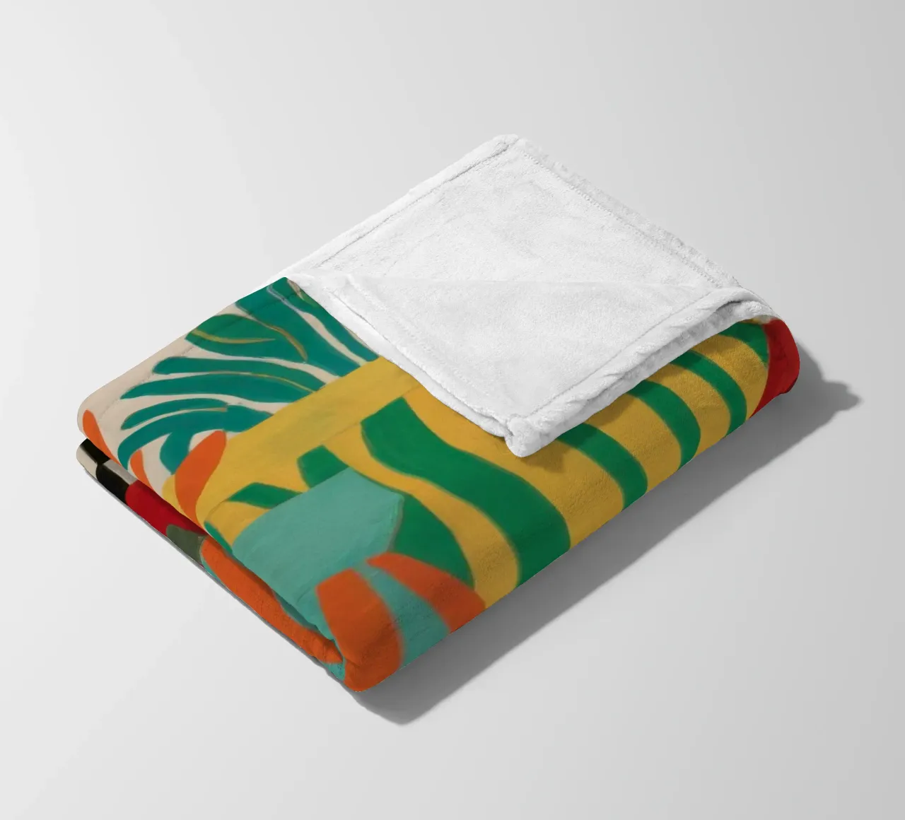 Tavolo a scacchi Tropics coperta in pile da Lune Dreams