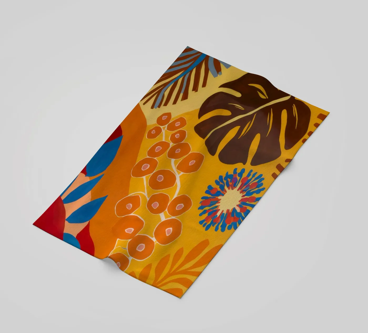 Orange Patterned Bloom telo mare da Lune Dreams