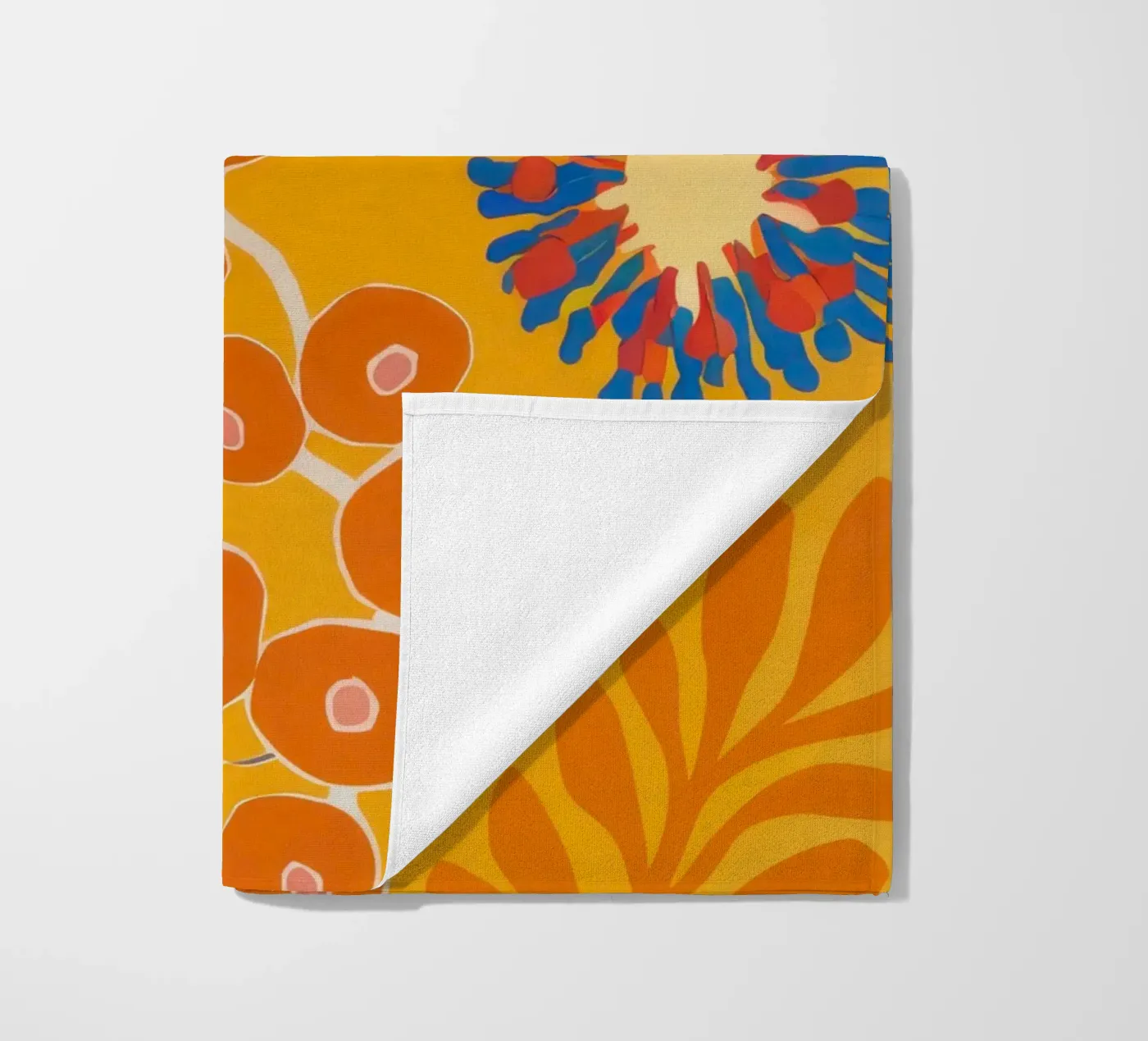 Orange Patterned Bloom telo mare da Lune Dreams