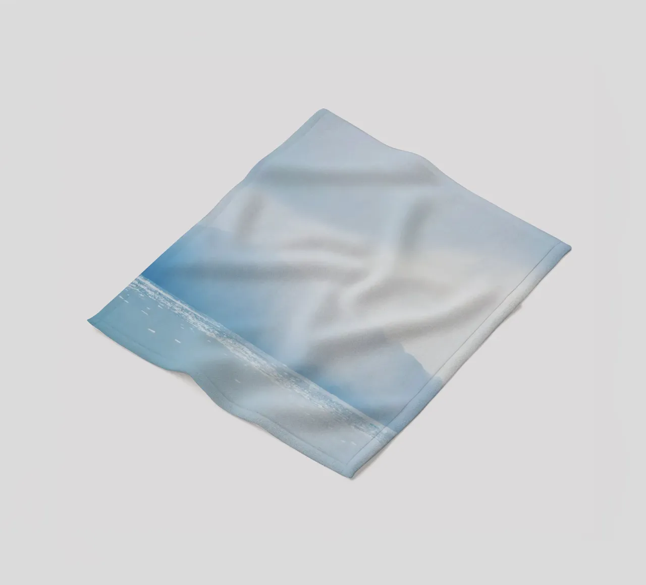 Glacier at the end of the world fleece blanket by KISSA STUDIO
