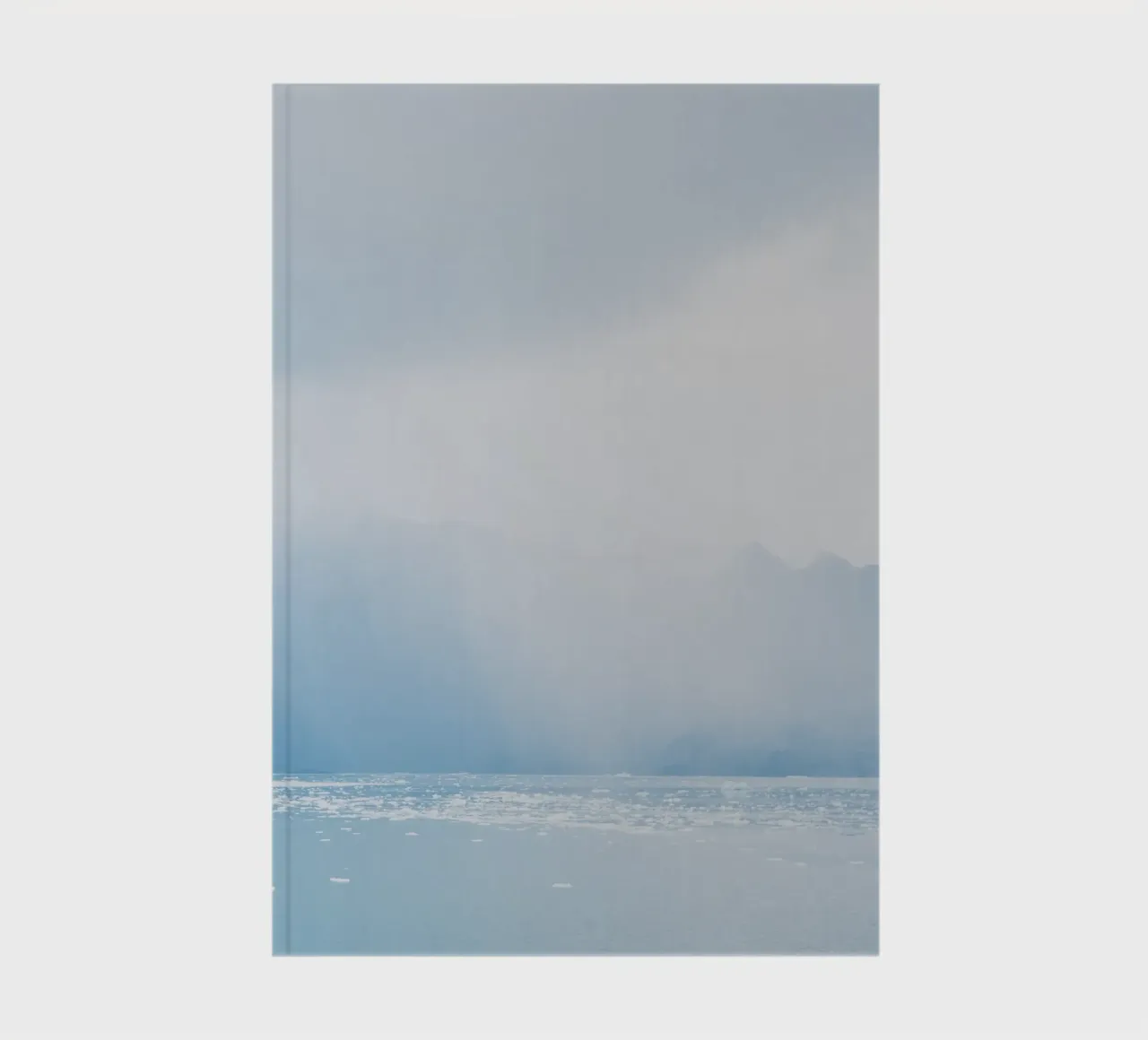 Glacier at the end of the world notebook by KISSA STUDIO