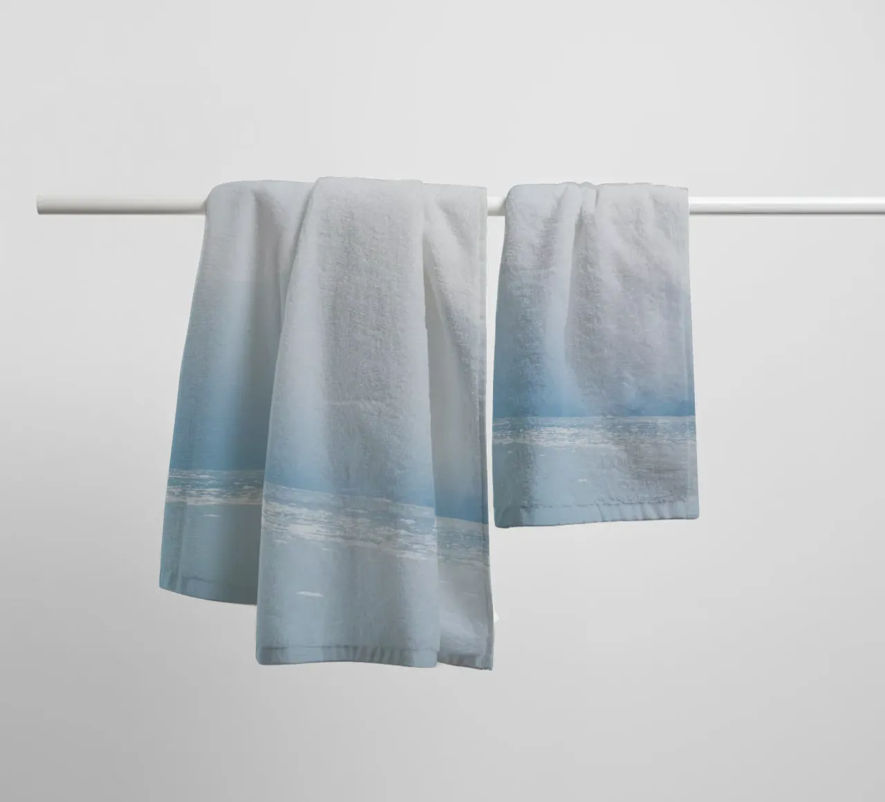 Glacier at the end of the world towel by KISSA STUDIO
