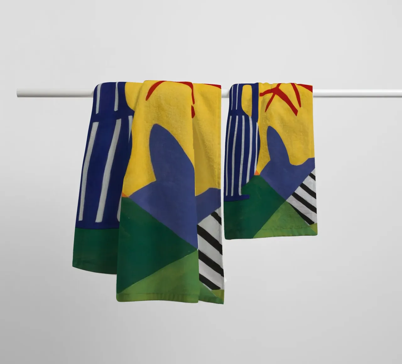 Wavy Table Pitcher towel by Lune Dreams