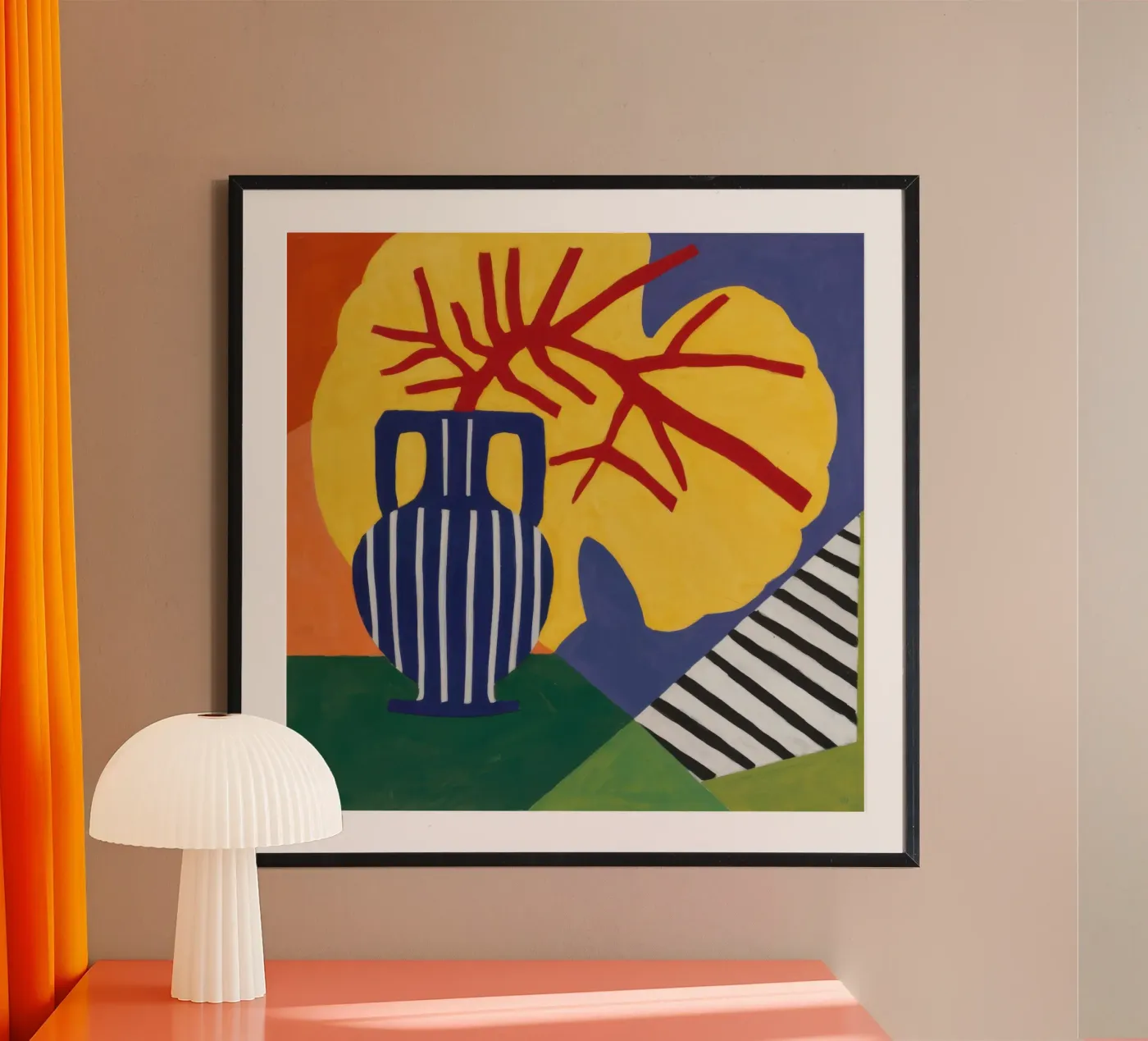 Wavy Table Pitcher poster by Lune Dreams