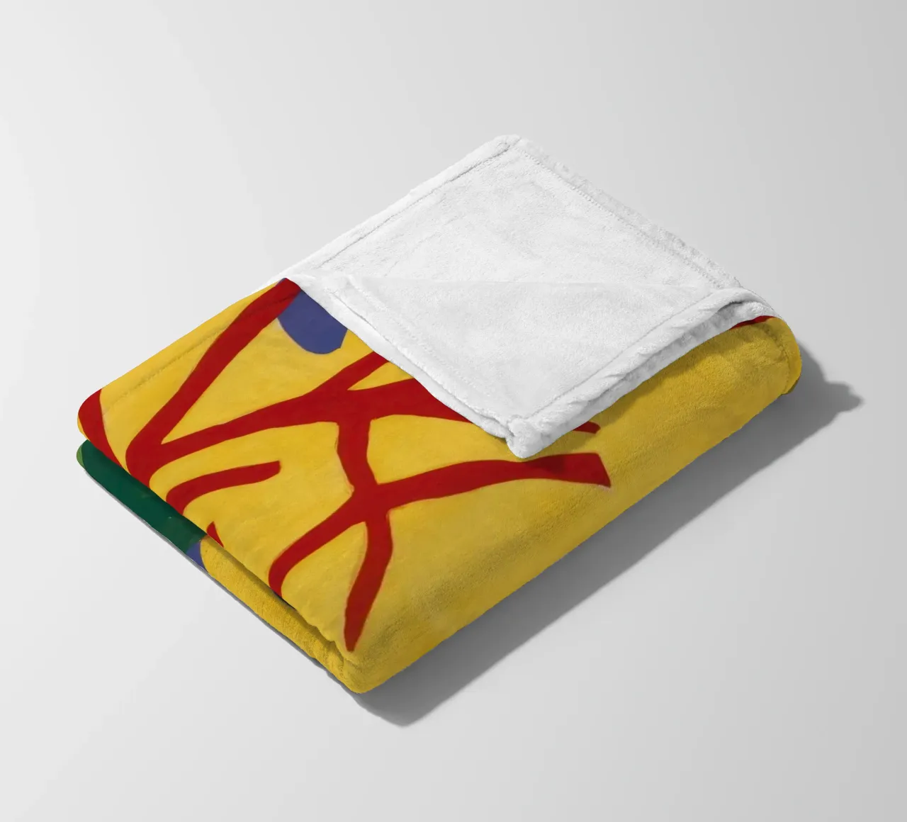 Wavy Table Pitcher fleece blanket by Lune Dreams