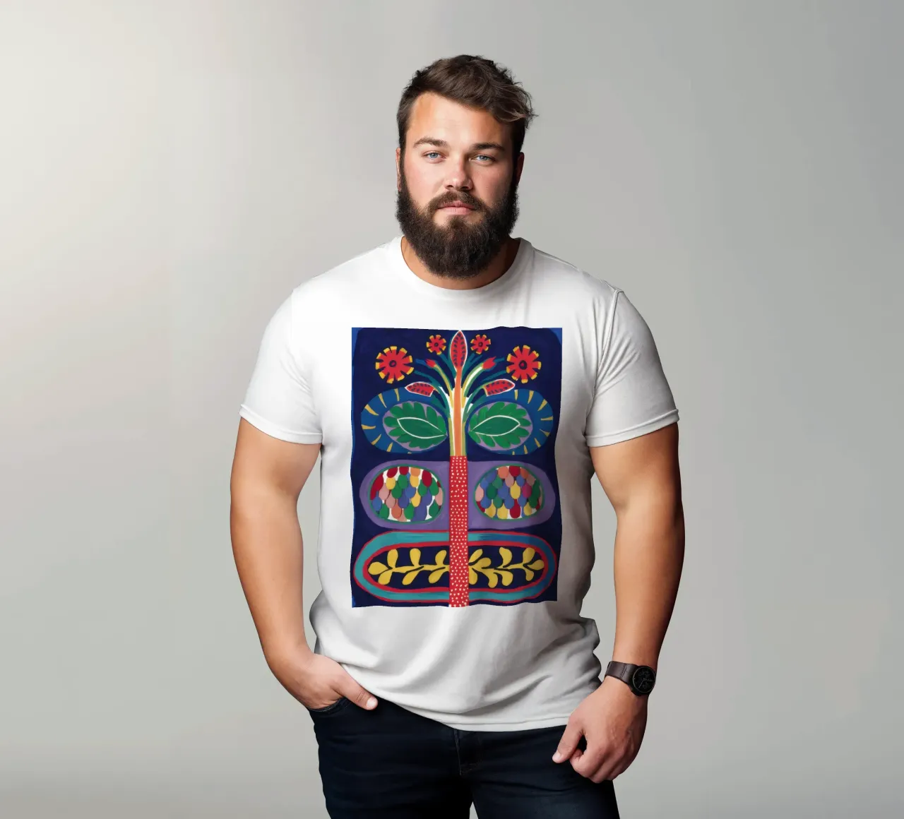 Symmetrical Life Tree t-shirt by Lune Dreams