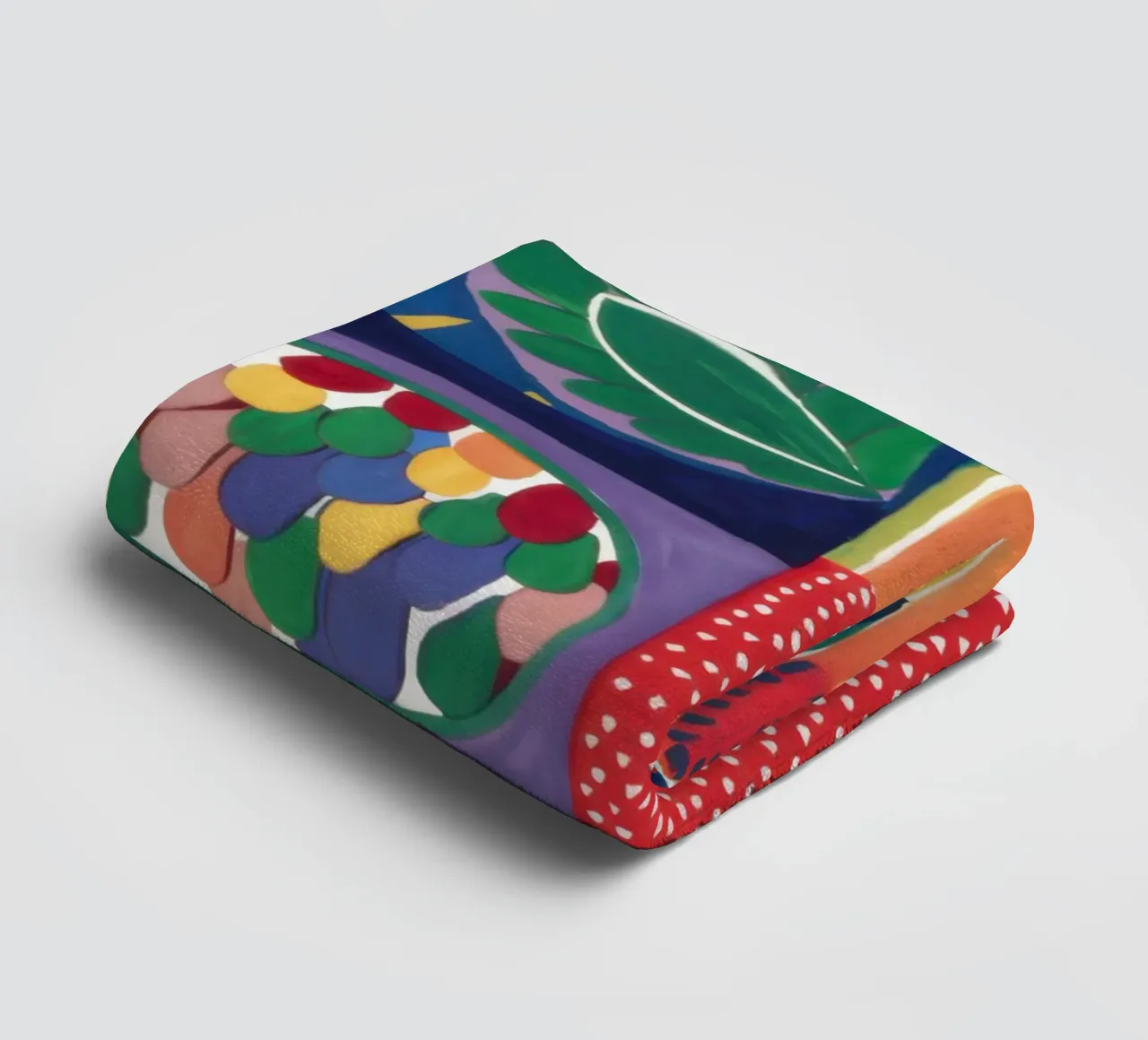 Symmetrical Life Tree towel by Lune Dreams