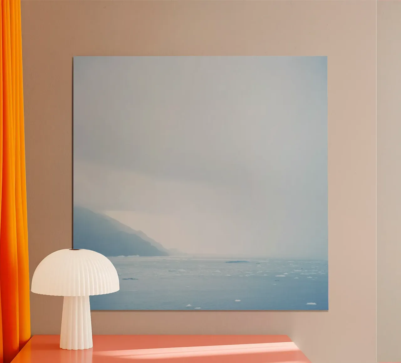 Glacier at the end of the world poster by KISSA STUDIO