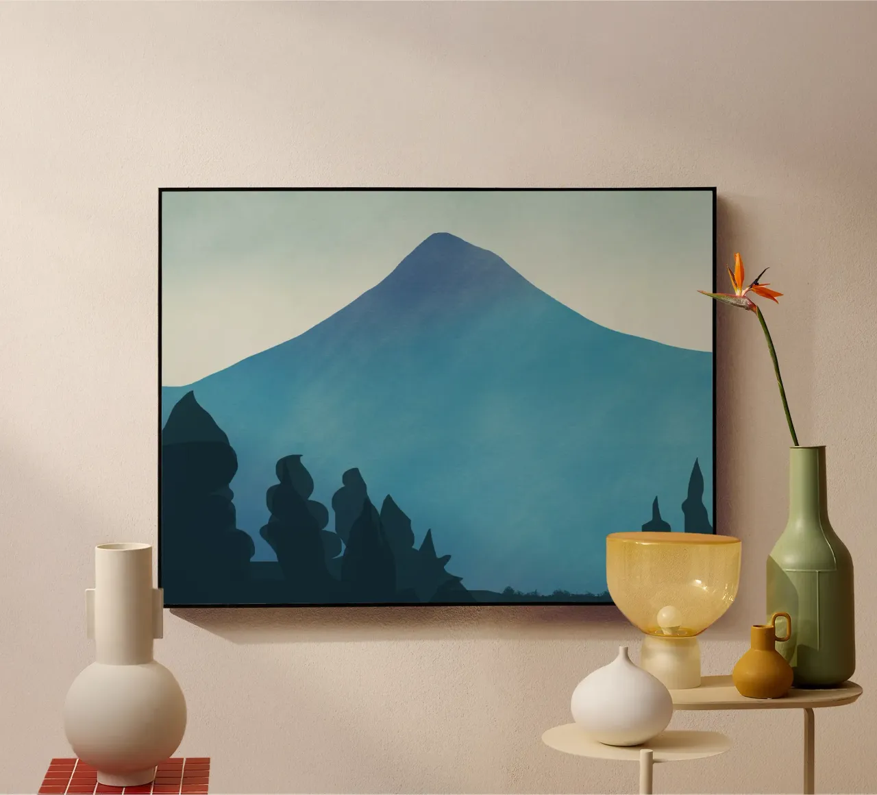 Montagna blu plexiglass da Little Dean