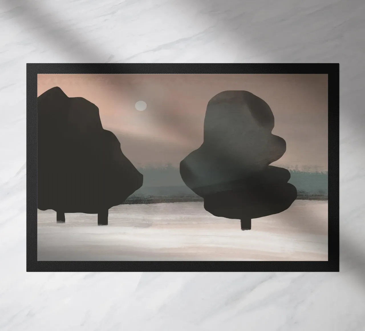 Winterzon deurmat van Little Dean