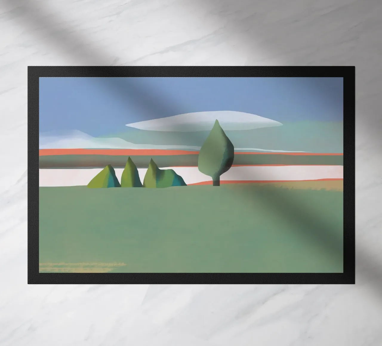 UFO cloud doormat by Little Dean