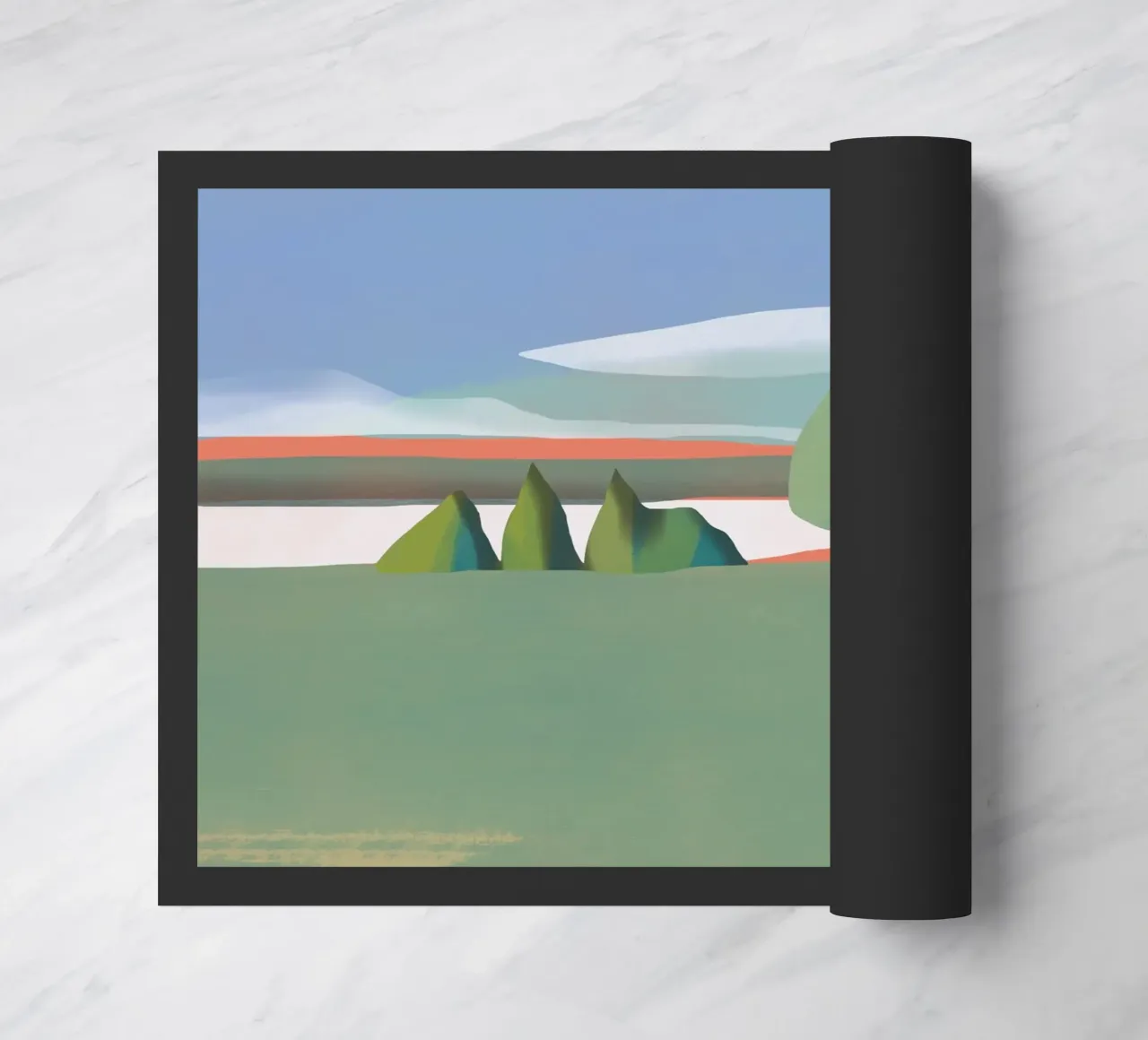 UFO cloud doormat by Little Dean