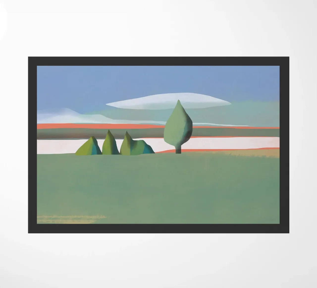 UFO cloud doormat by Little Dean