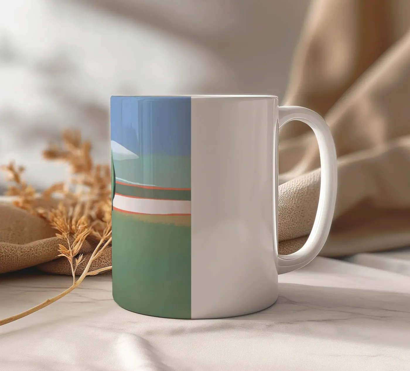 UFO cloud ceramic mug by Little Dean