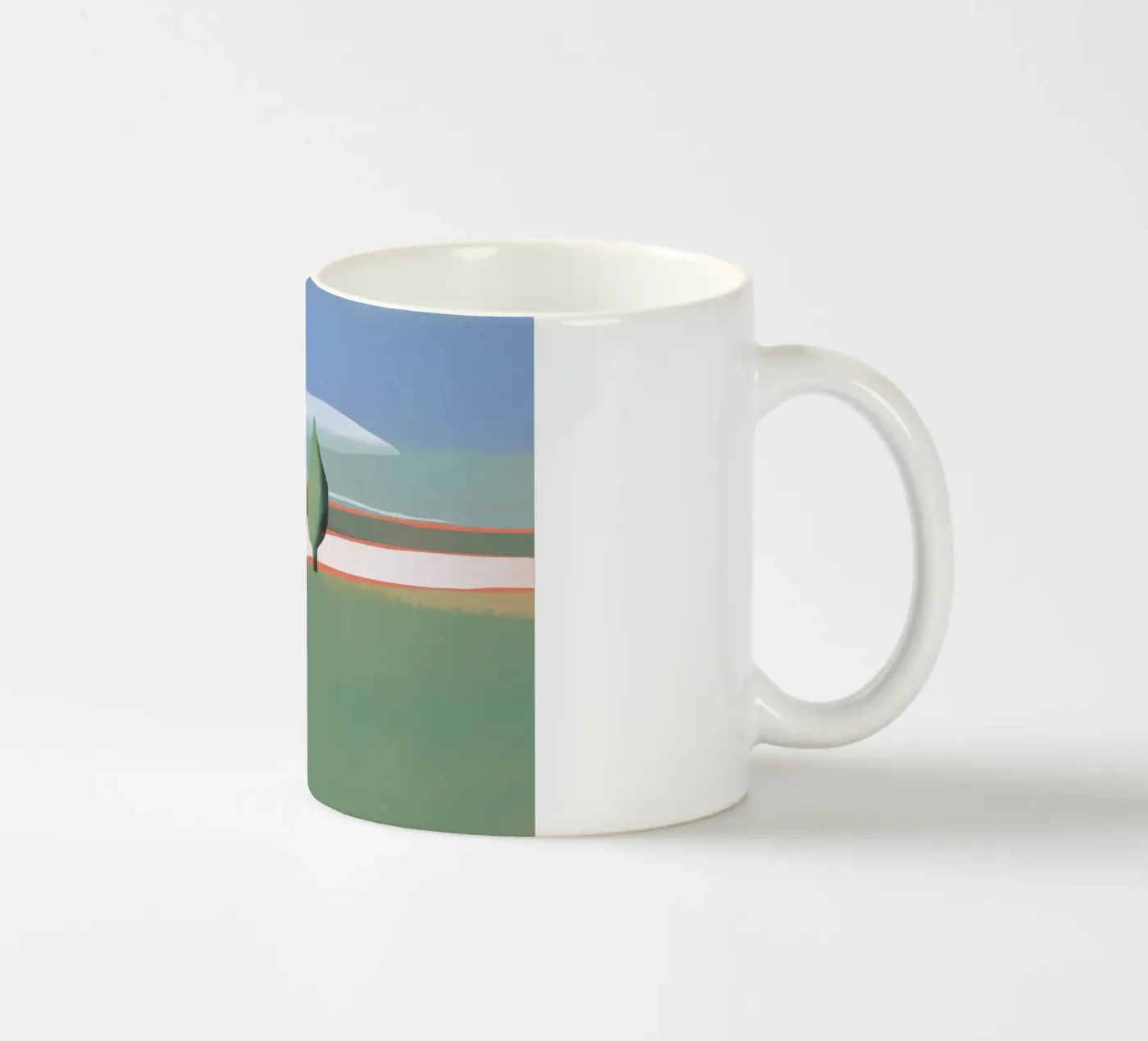 UFO cloud ceramic mug by Little Dean