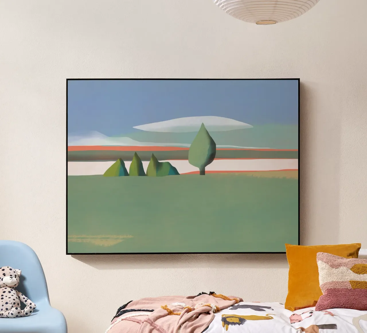 UFO cloud acryl van Little Dean