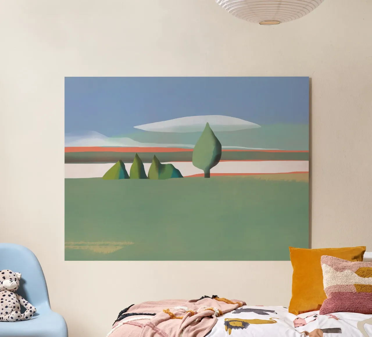 UFO cloud acryl van Little Dean