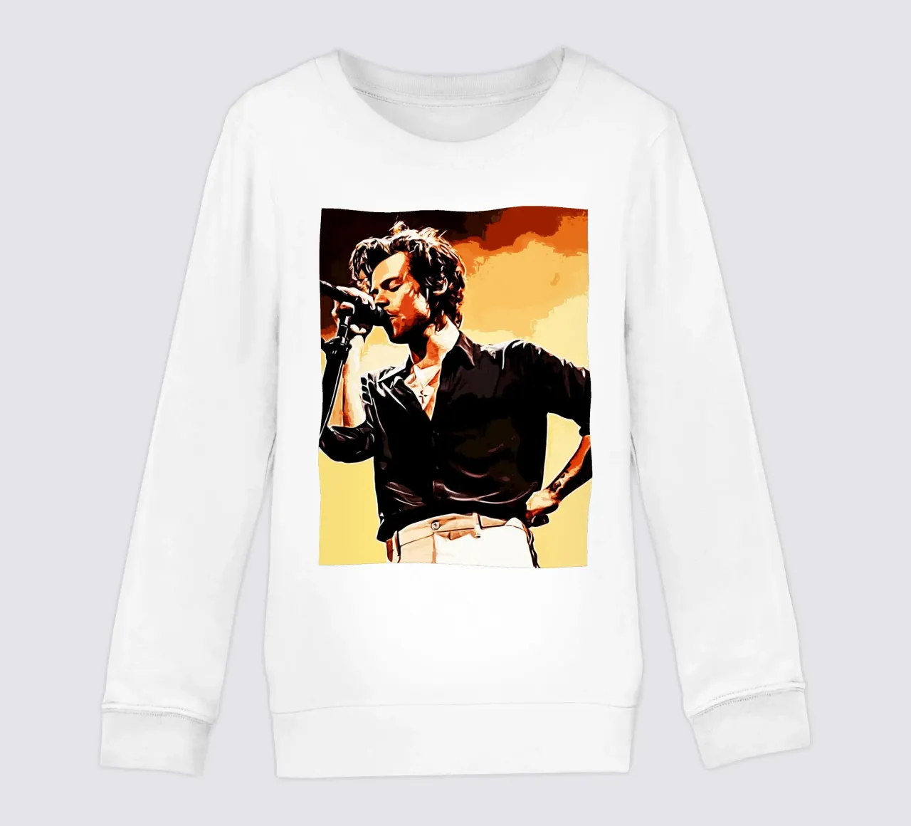 Harry Styles 1 Arte felpa bambino da music soul