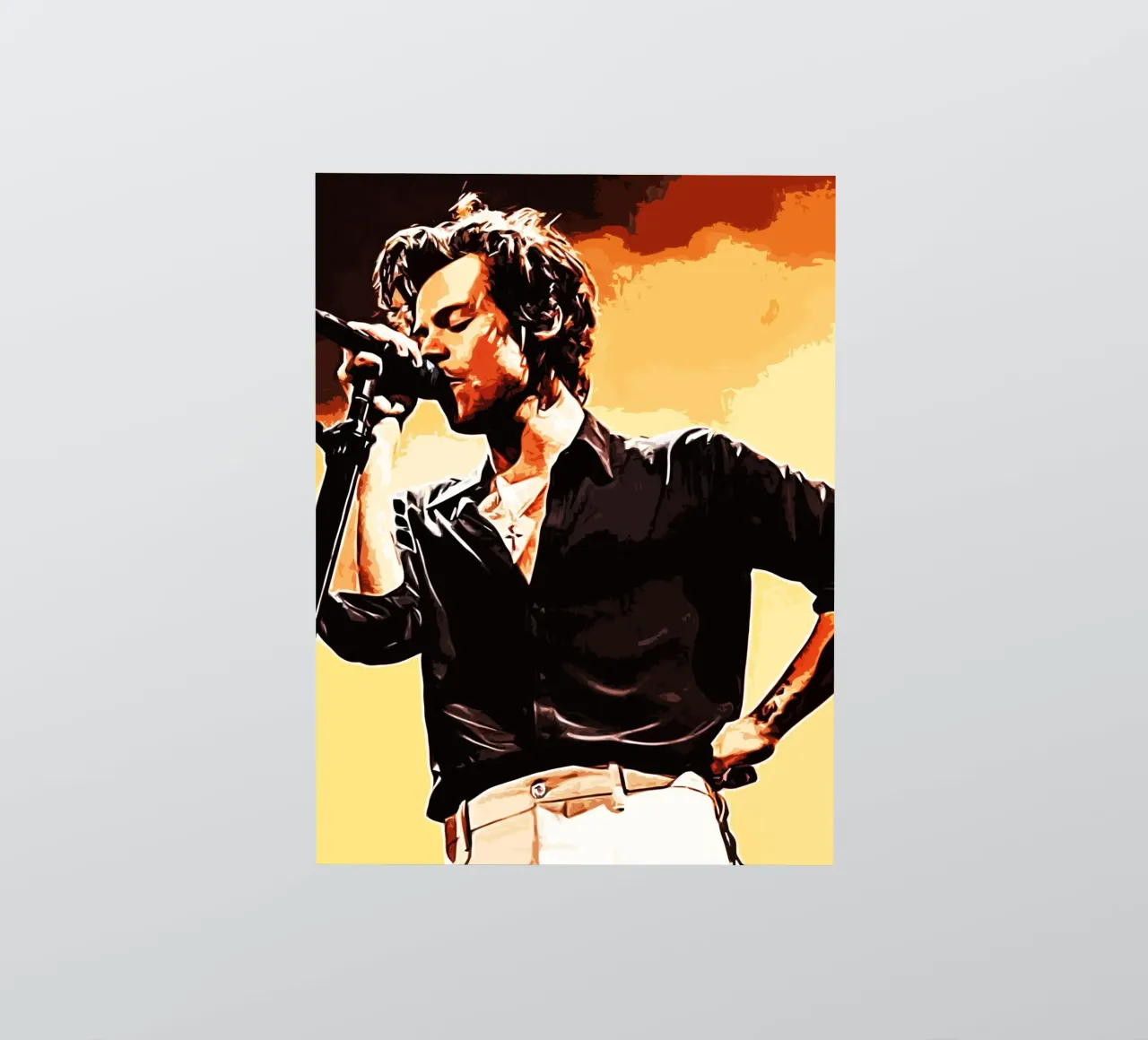 Harry Styles 1 Kunst Sticker von music soul