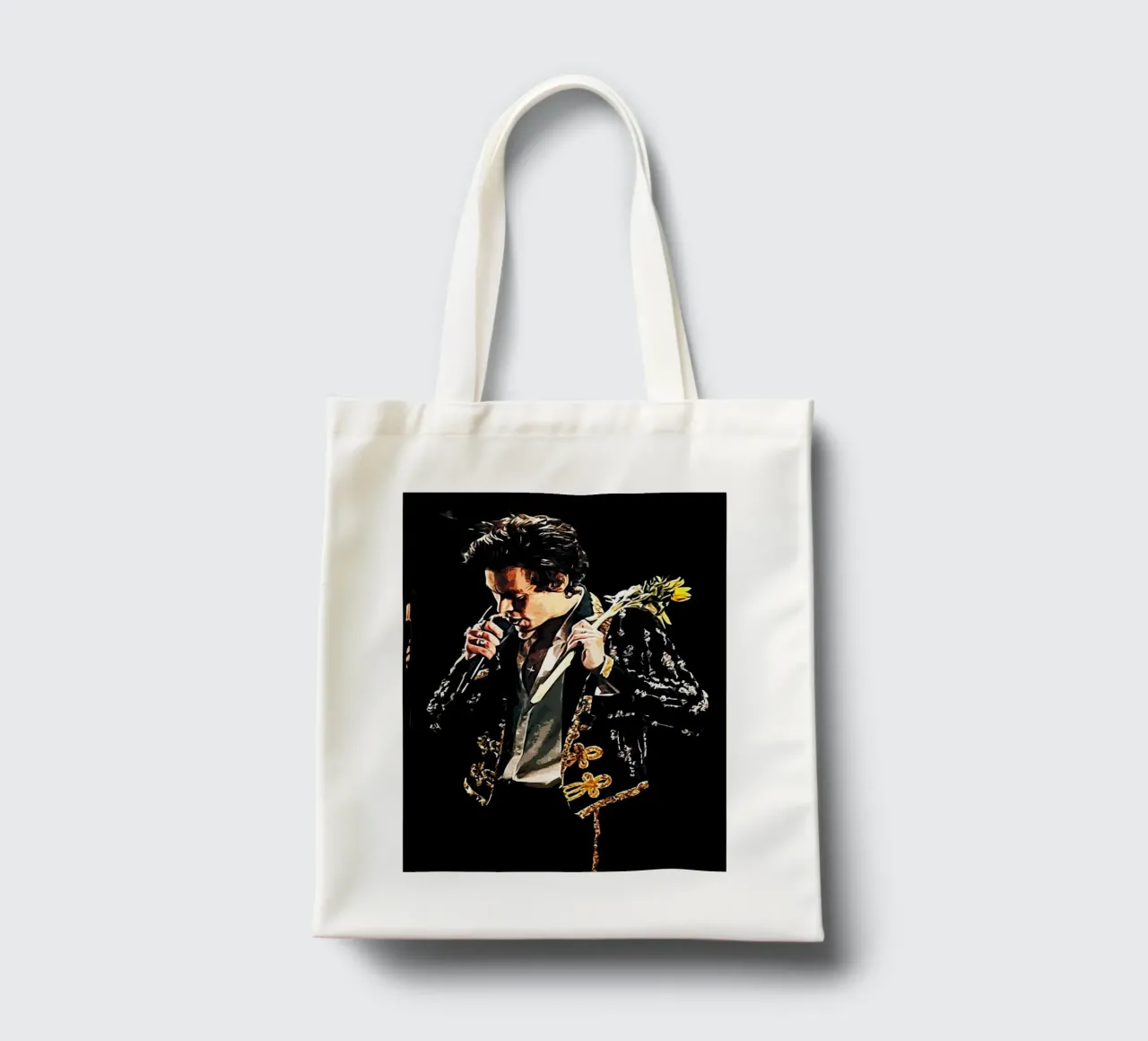 Harry Styles Art tote bag by music soul