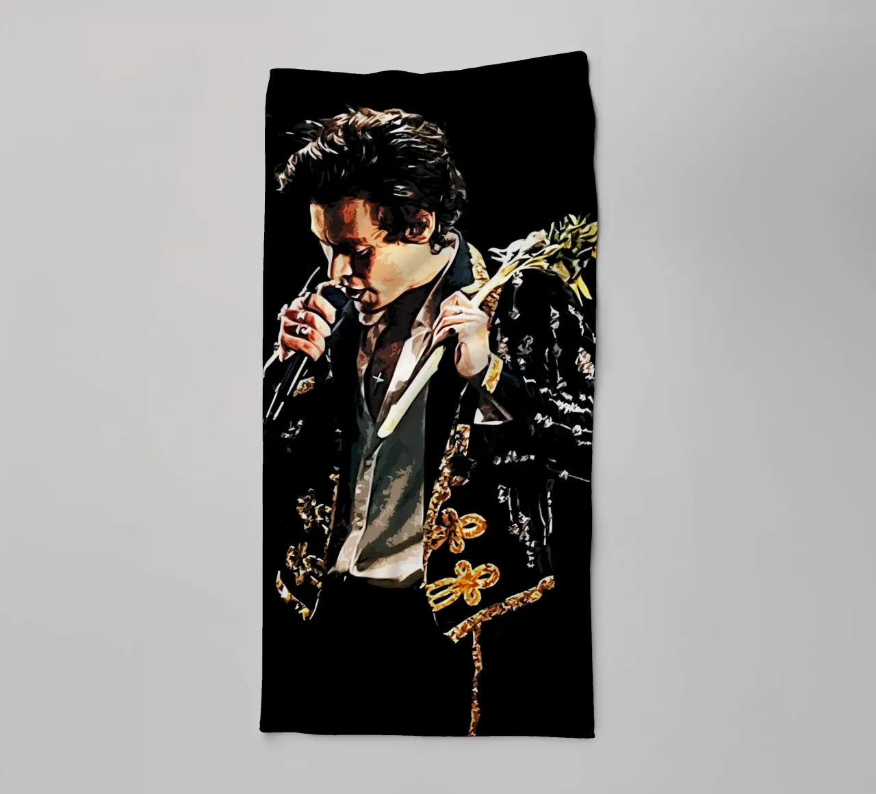 Harry Styles Art towel by music soul