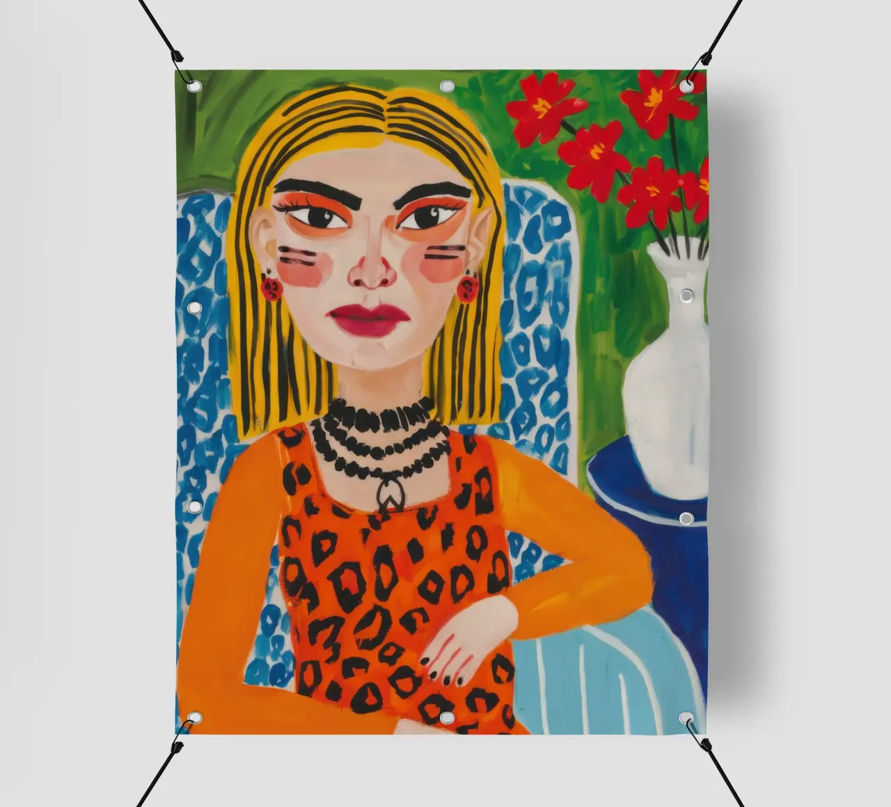 Luipaardprint Poise pvc-zeil van Lune Dreams