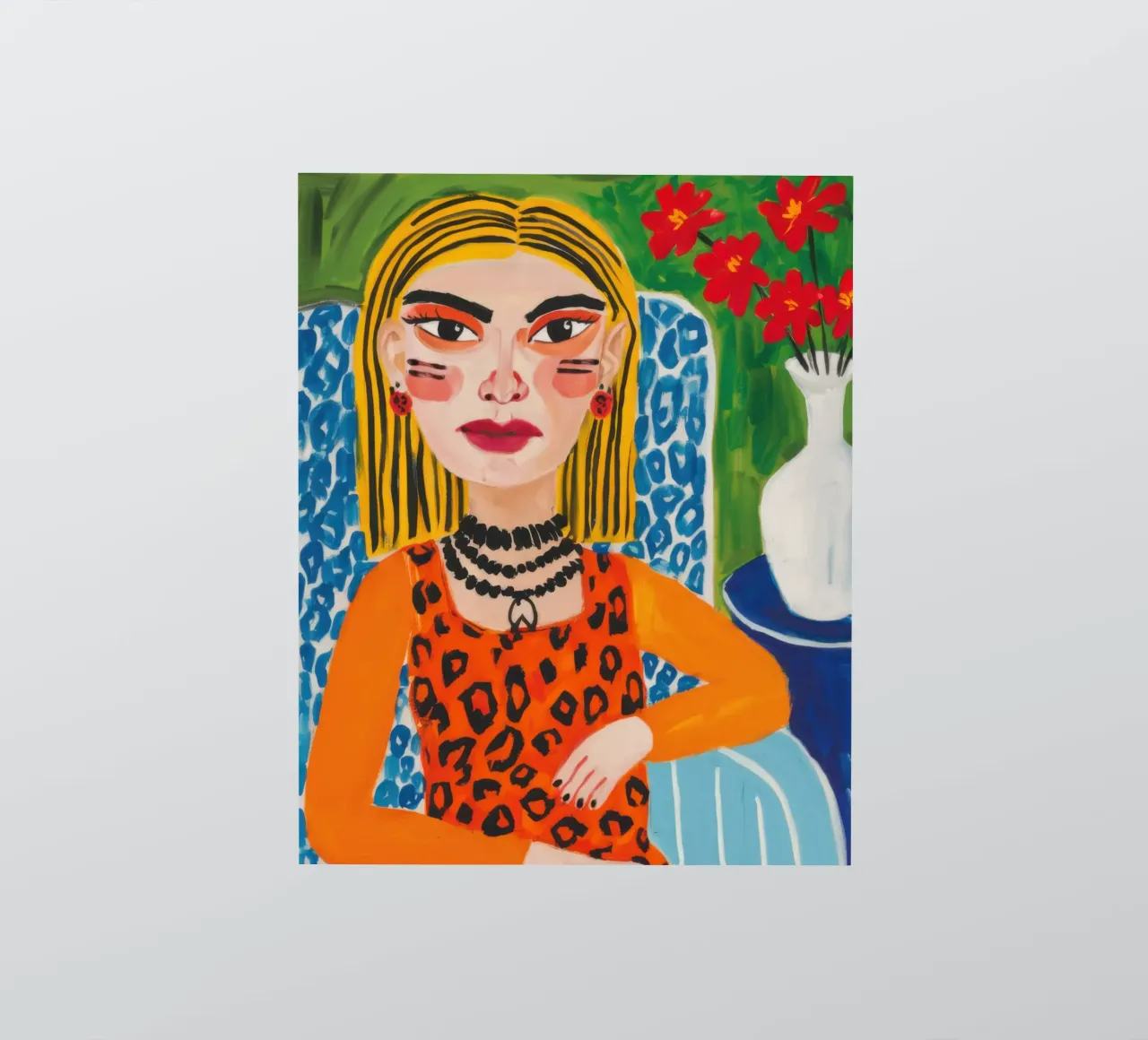 Leopard Print Poise sticker by Lune Dreams