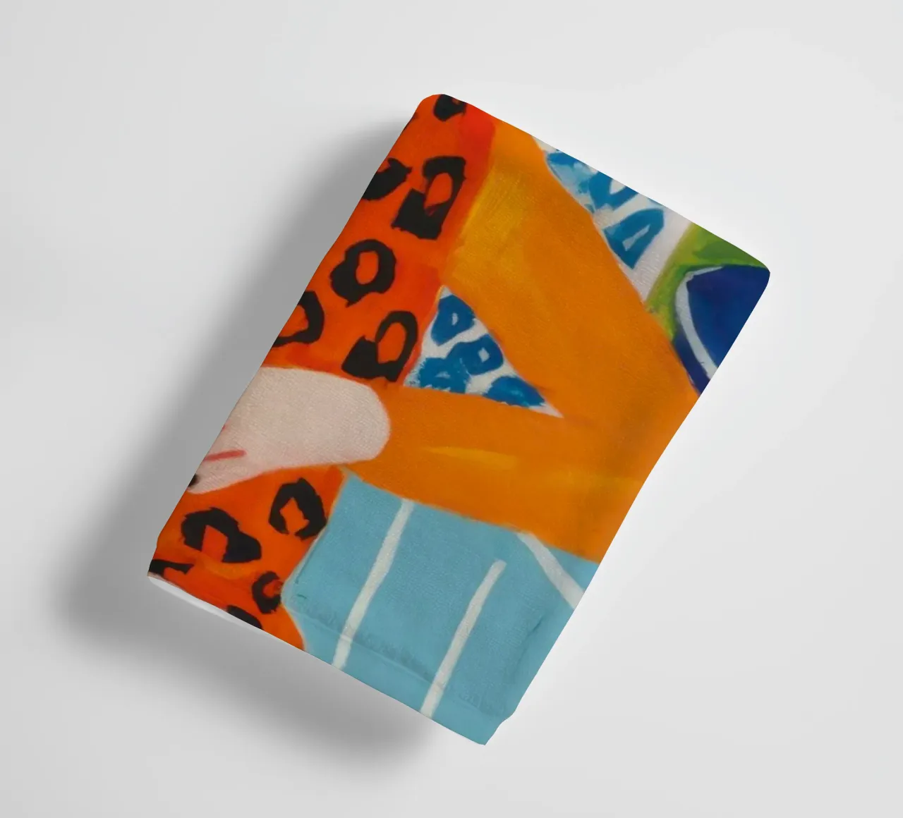 Leopard Print Poise towel by Lune Dreams