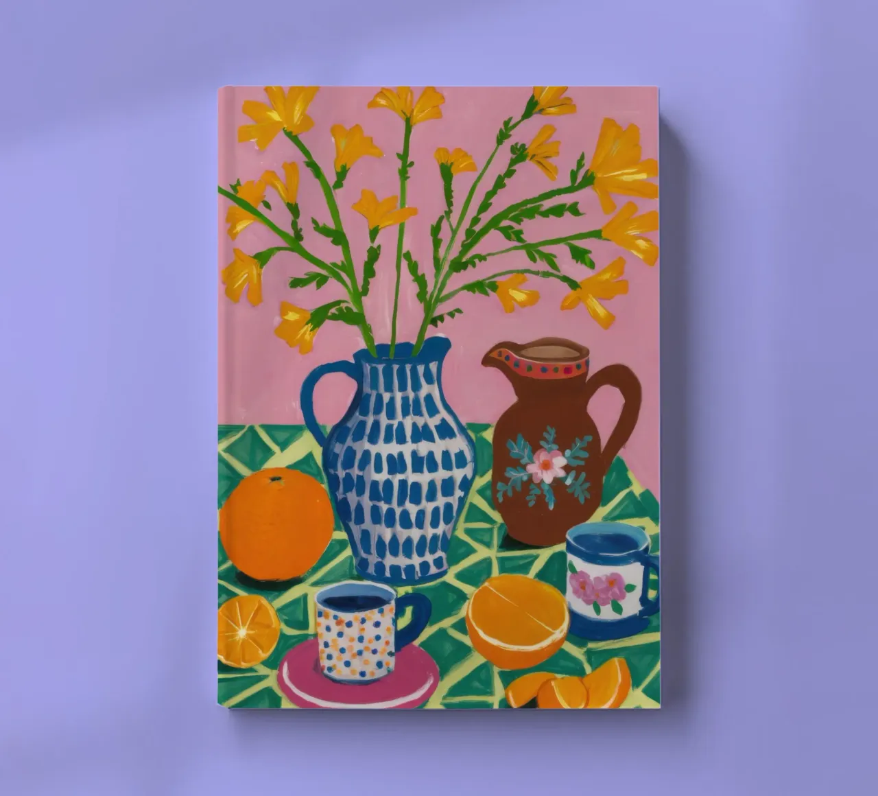 Daffodil Teatime notebook by Lune Dreams