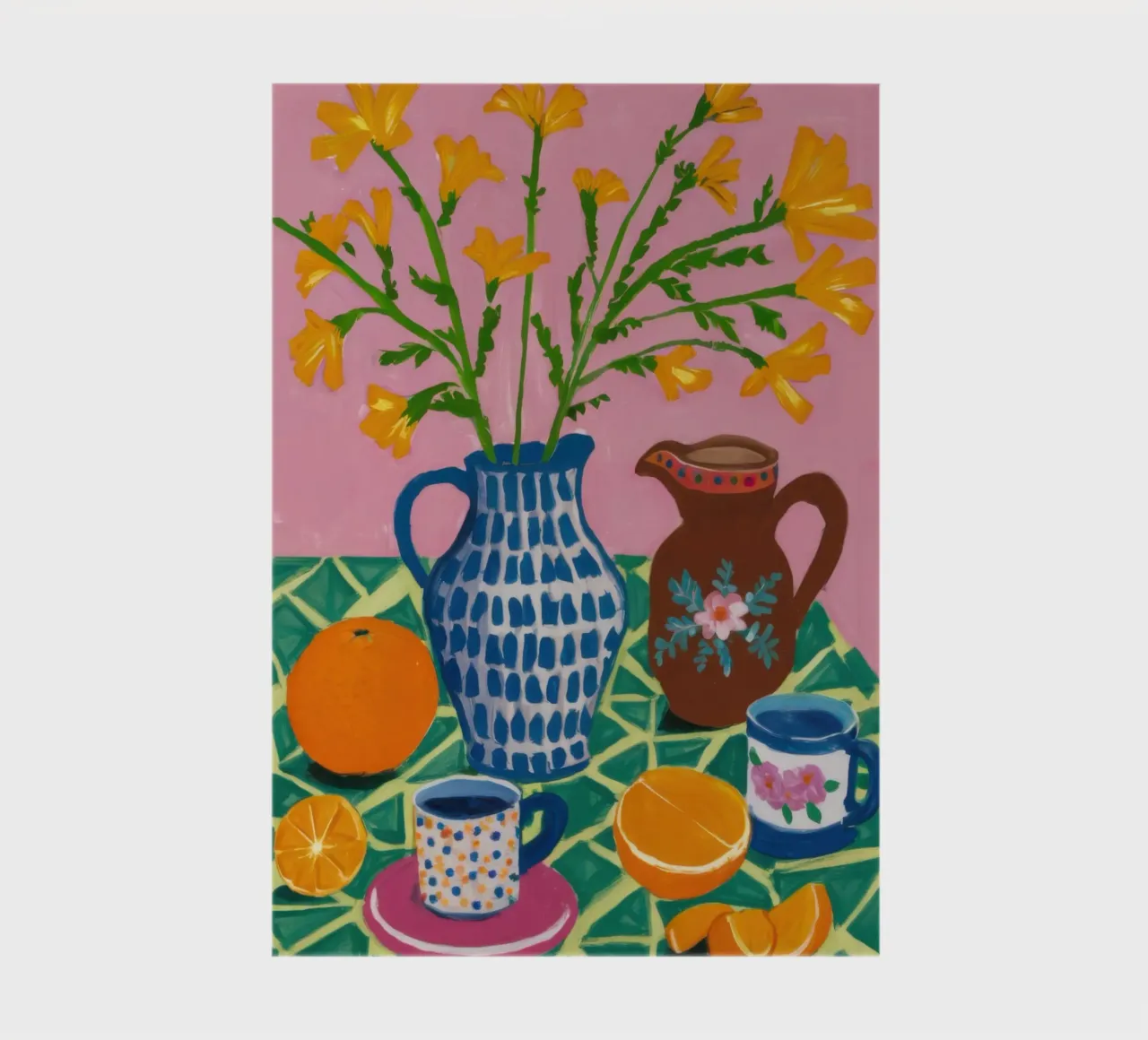 Daffodil Teatime notebook by Lune Dreams