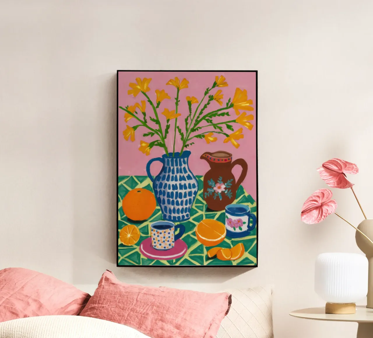 Daffodil Teatime plexiglass da Lune Dreams