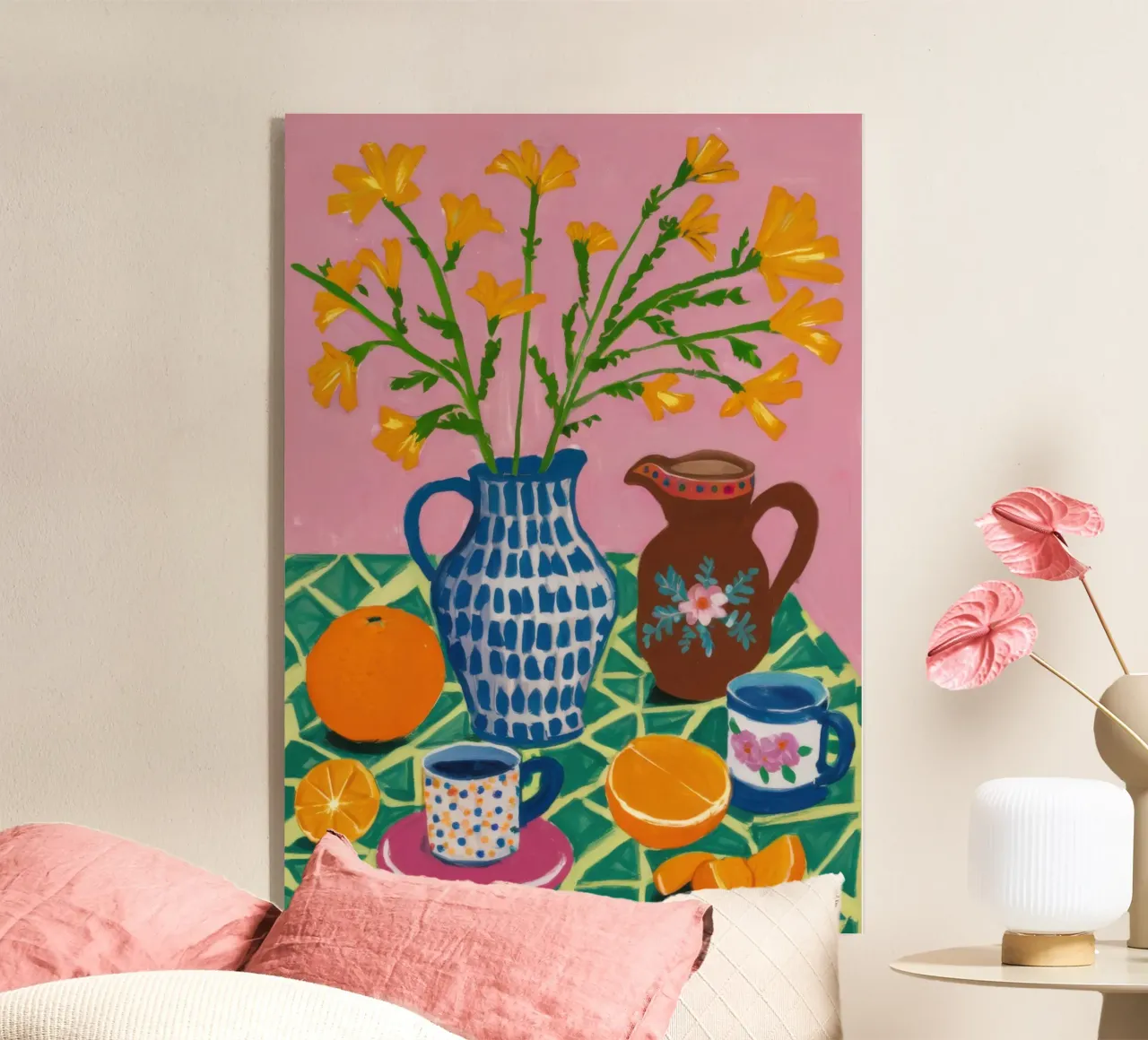 Daffodil Teatime plexiglass da Lune Dreams