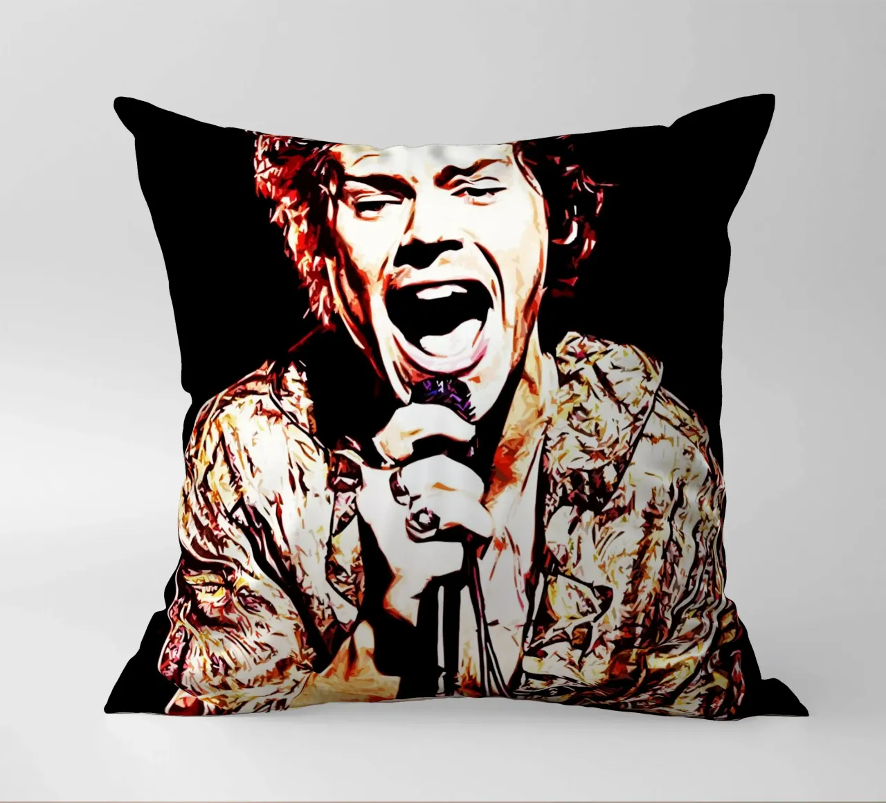 Harry Styles 8 Kunst Kissen von music soul
