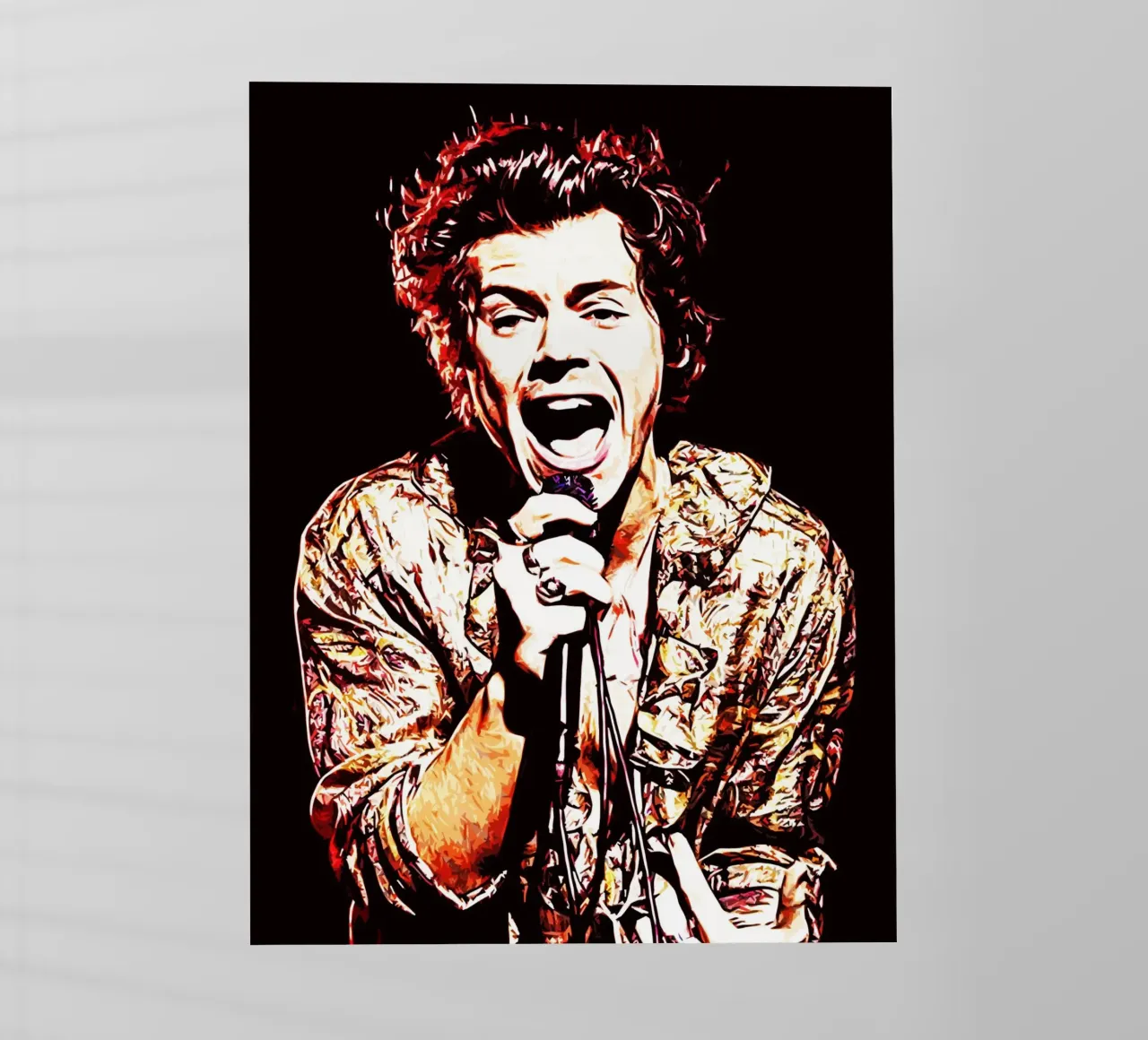 Harry Styles 8 Arte pellicola backlit da music soul