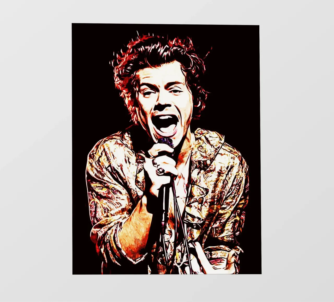 Harry Styles 8 Arte pellicola backlit da music soul